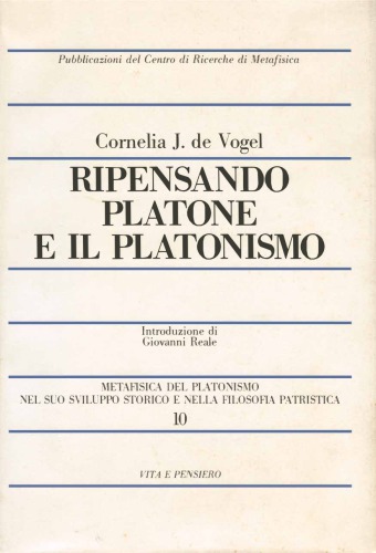 Ripensando Platone e il Platonismo